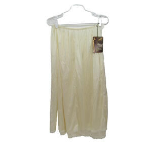Vintage‎ Mel Lin Half Slip Womens 18/20 Nylon Lace Trim Made USA 80s Lingerie